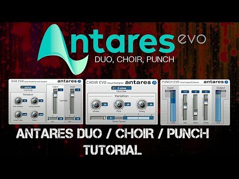 Tutorial : Antares Avox Duo, Choir and Punch