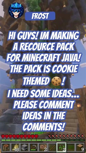 Im making a Java Recource pack! 🍪