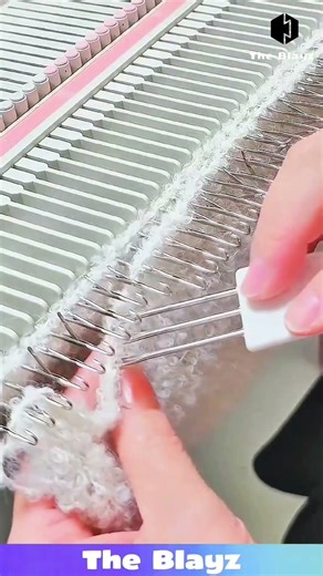 Factory Workers Insert Yarn into Fabric Using Precision Machines | Textile Process