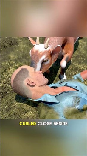 Goat Saved His Life After Brutal Cow Attack 😱 | 5 Days Survival Story#shorts#viral