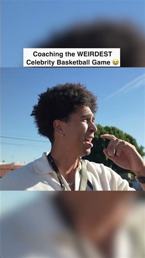 The WEIRDEST Celebrity Basketball Event EVER #shorts