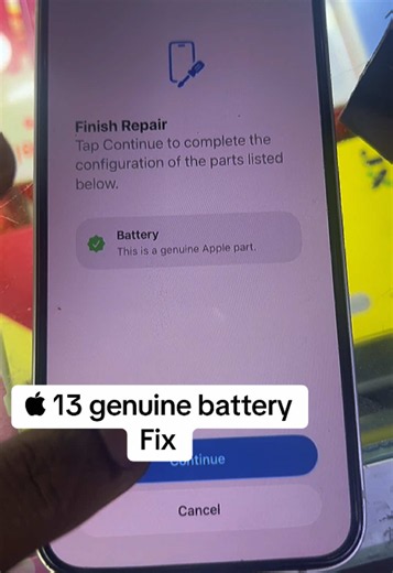 iPhone 13 Genuine Battery Replacement Guide