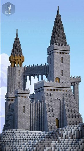 Epic Medieval Castle Towers in Minecraft 🏰❄️ | Snow Fortress Bridge Build & Tutorial