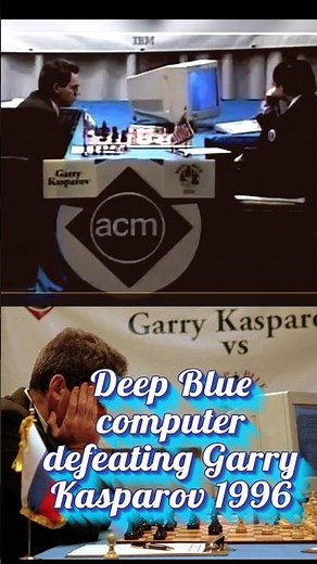 Awesome video of Deep Blue computer defeating Garry Kasparov 1996 philadelphia