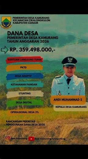 Rancangan Prioritas Penggunaan Dana Desa Tahun 2026