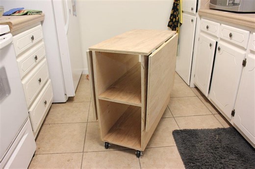 Collapsible Sewing Cabinet Plan – DIY Wooden Craft Table With Hidden Storage | Fold-down Workspace PDF Guide - Etsy