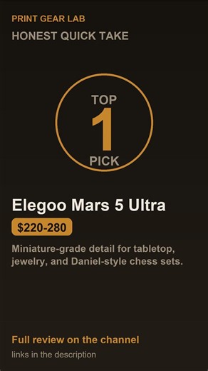 Elegoo Mars 5 Ultra: My Top Pick #Shorts