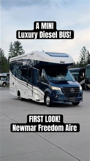 This RV is like a MINI Luxury Diesel Motorhome! FIRST LOOK! NEWMAR Freedom Aire!