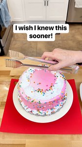 7.6M views · 25K reactions | Now I use tongs to get the perfect slice of cake #cake #birthdaycake #partyideas #tongs | Liz & Jeff | Facebook