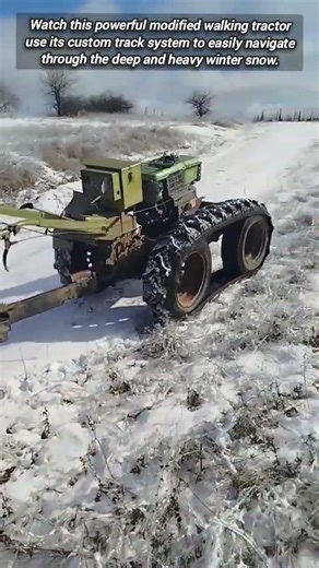 How To Modify A Small Tractor For Winter Work