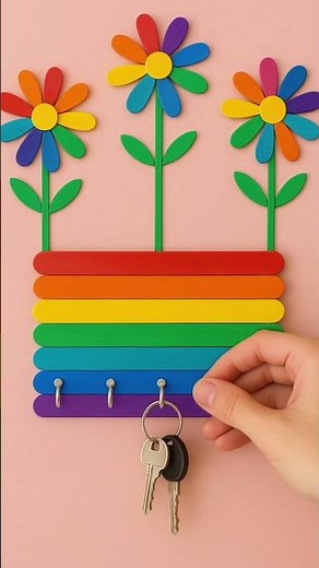 You’ll Love These 15 DIY Decor Ideas Using Ice Cream Sticks! 💖”