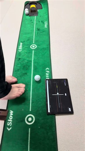 Putting stroke guide app