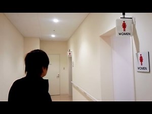 施設のトイレが全て女子トイレだった・・・。