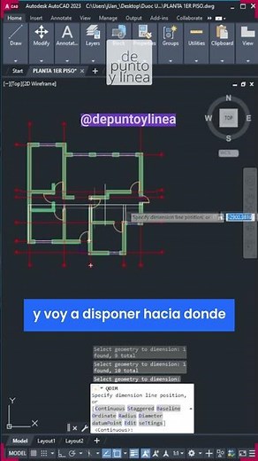 🚀 Learn how to dimension quickly in AutoCAD | AutoCAD Tips