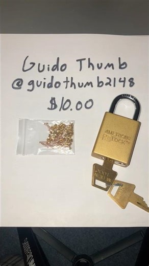 $10 American Lock Pin & Spring Kit! @guidothumb2148 #locksport #lockpicking #americanlock #lock