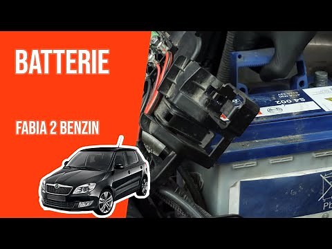 Batterie wechseln Fabia 2 1.4 16V 🔋