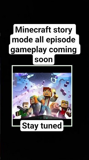 minecraft story mode gameplay all episodes coming soon #minecraft #minecraftstorymode