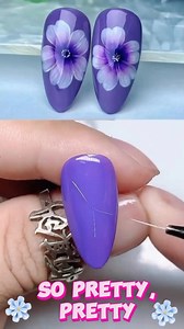 Flower paint design,so pretty. #sopretty #pretty #nailsart #nailpaint #gorgeousness #floraldesign #floralart #floralnails #tutorials #reelsfypシ #reelsviral #reelsinstagram #reelitfeelit #love #artist #popular #viralvideo #happy #homeofbeauty #foryou | Home of Beauty