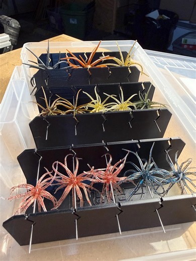 Coike Style Urchin Bait Holder | 3700 Tackle Box Organizer Insert | 3D Printed Storage for Wire-rigged Baits | Protect Tentacles - Etsy