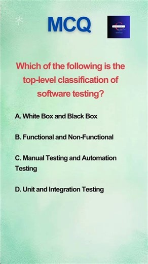 🔥Types of software testing🔥 #mcq #shortvideo #shortsfeed #shorts #trending #trendingmcq #viralvideo