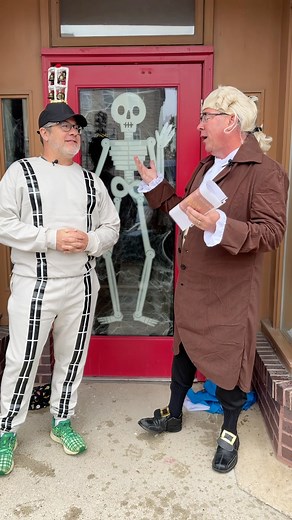 Spook the Loop is tonight & we’ve got the scoop 🍬🎃 Matt shows off his best Mahanay Bell Tower look while Kevin (aka Thomas Jefferson) explores downtown ~ stopping by the soon-to-open Greene County Mercantile, Rvp~1875, and the Bell Tower to share what’s happening around town (including tonight’s big event, Spook the Loop 🍬) Stay tuned till the end for the bloopers ~ they never disappoint 💛 | Jefferson Matters