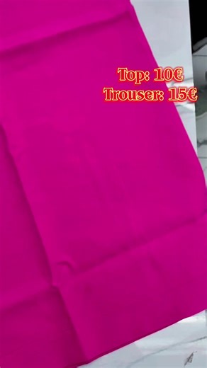 Stylish Hot Pink Trouser and White Lawn Shirt Outfit