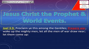 Jesus Christ - The Prophet - WHAT DOES IT MEAN?