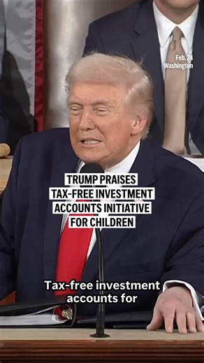 President Donald Trump started in sales mode, using his State of the Union address Tuesday to deliver an upbeat vision of the U.S. economy. As a continuation of his pitch to Americans on affordability and the economy under his administration, the U.S. Treasury and White House are celebrating the upcoming launch of a program they view as a key milestone: Trump Accounts. | AP