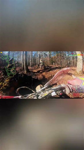 Woods Racing Grit: Rider Battles the Trail #shorts