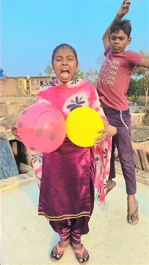 Mom Solved Siblings balloon Problem 🎈🤷‍♀️😜😂