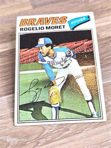 Sports Cards 1977 Topps Rogelio Moret Braves Baseball