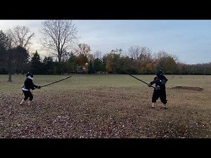 English Quarterstaff Sparring