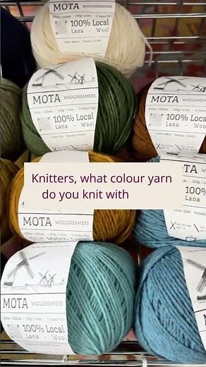 What’s the ONE Yarn Colour You Always Knit With?