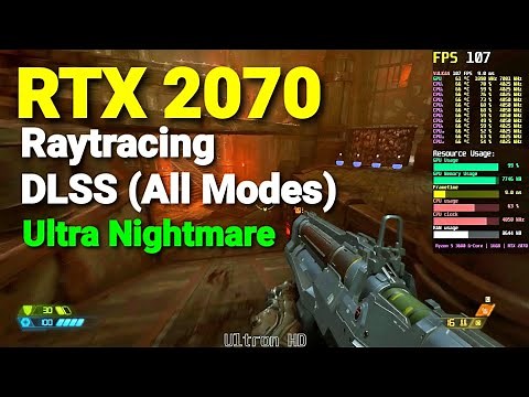 DOOM Eternal | RTX 2070 | Raytracing | DLSS (All Modes) | Performance Test