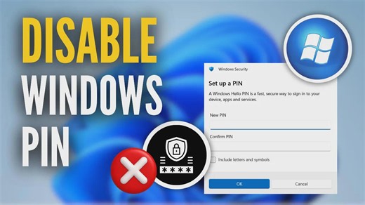How to disable PIN on Windows 11