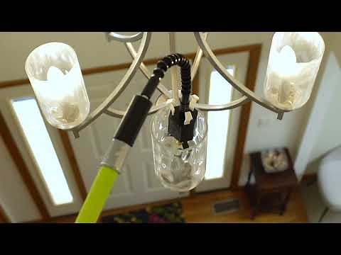 Chandelier Swan, how to change the way you change your chandelier light bulbs.