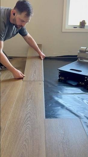 Flooret Modin large vinyl plank installation. #flooringinstallation #floorcovering #lvpflooring