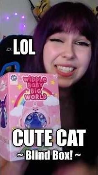 CUTE CAT Blind Box!! Widdle Baby Big World!! | #shorts #unboxing #opening #surprise