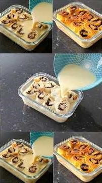 Choco bread pudding. Recipe click ▶️☝️