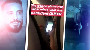 Woman angry after plane romance video goes viral