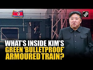 North Korea’s Kim Jong enters China in Signature Green Armoured ‘Bulletproof’ Train | What’s Inside?