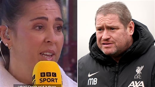 BBC pundit Fara Williams breaks down in tears paying tribute to late Matt Beard