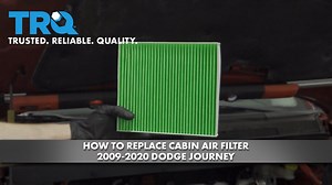 How To Replace Cabin Air Filter 2009-20 Dodge Journey