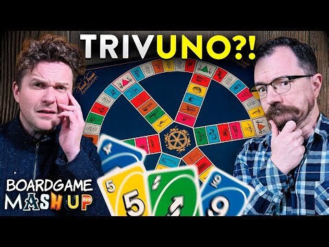 Trivial Pursuit...but it's UNO? | BOARD GAME MASHUP