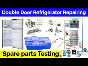 Lg Double Door Fridge Repairing | Double Door Refrigerator Repair | How To Repair Double Door Fridge
