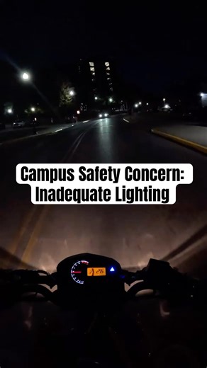 Campus Safety Concern: Inadequate Lighting