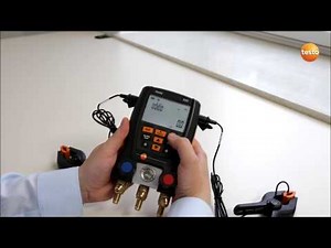 Управление testo 550. 4. Выбор режима измерения
