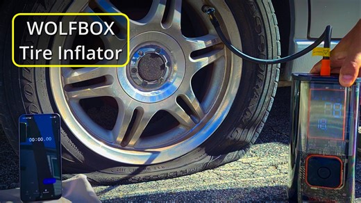 Watch Small Pump, BIG Power&colon; WOLFBOX Portable Air Compressor on Amazon Live