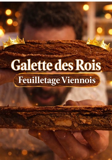 Galette des Rois au Feuilletage Viennois Ultra Croustillant 👑 Découverte & critique de la galette des rois signée @Aurélien Cohen 👨‍🍳 Un niveau de gourmandise très sérieux 👇 🥐 Feuilletage viennois au cacao 🌰 Crème frangipane amande–noisette 🍫 Ganache gianduja cubes de gianduja 🧂 Fleur de sel ✨ Chocolat râpé sur la galette Produit offert #galettedesrois #foodtokfr #patisseriefrancaise #chocolataddict #foodreview