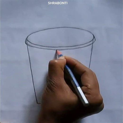 How to draw bucket #easy drawing #pencildrawing #viralvideo